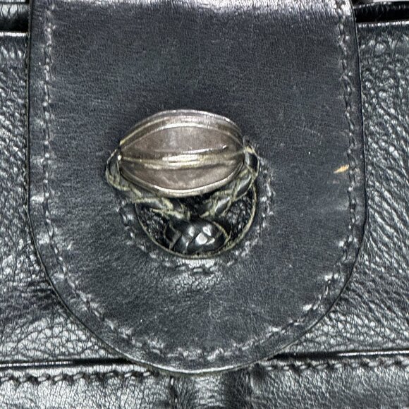 Artisan El Cuero del Toro Tote, Braided, Ostrich Texture Panel - Picture 9 of 13